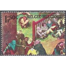 Belgique 1967 Michel 1494 O Cote (2008) 0.30 € Jeux d'enfants par Pierre Bruegel