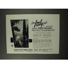 1960 Italy Tourism Ad - Popular Thrift Season!