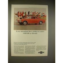 1965 Chevrolet Corvair Monza Sport Sedan Car Ad