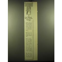 1914 Royal Grape Cream of Tartar Ad - A Royal Entry