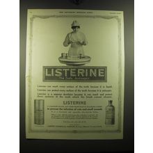 1916 Listerine Antiseptic Ad - Listerine The Safe Antiseptic