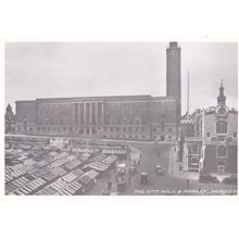Norwich Market In WW2 Postcard
