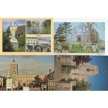 St Marys Church Diss 4x Norfolk Postcard s incl Limited Edition