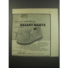 1955 Clarks Desert Boots Advertisement - Devil of a good idea