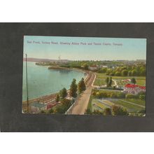 Postcard Devon Torquay Torbay Road and Tennis Courts