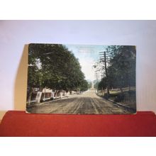 AVENUE, TOMPKINSVILLE, STATEN ISLAND, NEW YORK used antique postcard 1907 pm =