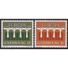 Luxembourg 1984 SG 1131-2 UMM Europa/CEPT (G-132 (3))