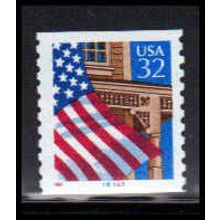 2913v 32c U.S. Flag Over Porch Very Fine MNH LGG CNS 78767 PA0829