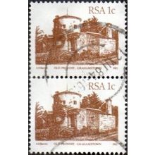 South Africa 1982. 1c Value. Yellowish-Brown. Old Provost, Grahamstown. F/Used
