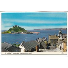 St Michael's Mount and Marazion Cornwall Postcard A23A