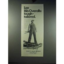 1969 Lee Bib Overalls Ad - Tough Tailored