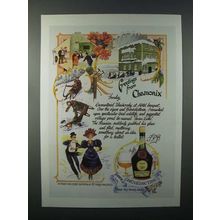 1986 Benedictine Liqueur Ad - Greetings From Chamonix