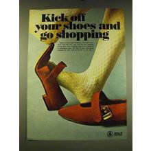 1967 AT&T telephone Ad - kick off your shoes and go shopping