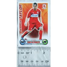 2008/09 Topps Match Attax Trading Card - Andrew Taylor, Middlesbrough FC