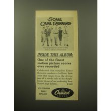 1959 Capitol Records Advertisement - Some Came Running