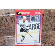 1991 score hockey kings wayne gretzky card#100