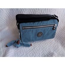 Kipling CAPITAL Small Shoulder Cross Body Bag Blue Jean Monkey Michela