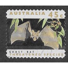 AUS 1992 45c(S/A) 'GHOST BAT' (PHOS BANDS)(LITHO) FINE USED (EBID60-045)