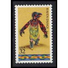 3075 32c Raven Dance Fine MNH W5251