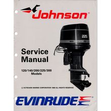 Johnson Evinrude 120 140 200 225 300 Outboards Service Manual 1988 507758 PDF