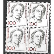 1988 Michel 1390 - MNH (**) - Block of 4
