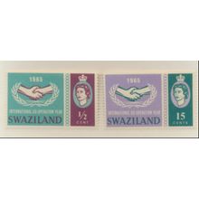 Swaziland Stamps Scott #117 To 118, Mint Hinged