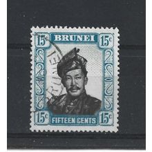 Brunei.SG108 15c Sultan Omar Ali Saifuddin.Fine Used.Aug25i