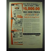 1953 Ideal Dog Food Ad