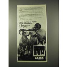 1978 Zeiss Binoculars Ad - Tremendous Hunting Edge