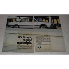 1980 BMW 528i Car Ad - Realise a Principle