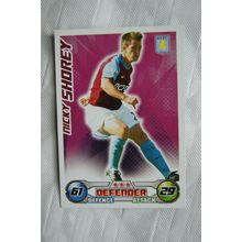 2008/09 Topps Match Attax Trading Card - Nicky Shorey, Aston Villa