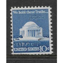 USA 1973 10c ULTRAMARINE JEFFERSON MEMORIAL SG 1516 FINE USED#