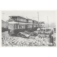 Knackers Yard Halifax Yorkshire Trams Graveyard Postcard