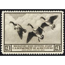 RW3, Mint VF/XF NH $1 Federal Duck Stamp * Stuart Katz