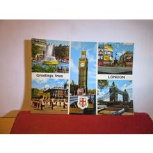 multiview, LONDON unused postcard by Capital Souvenirs =