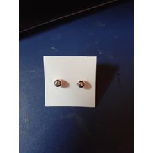 gold tone ball studs womens earring