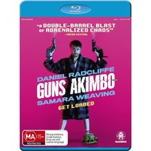 Guns Akimbo Blu-ray | Daniel Radcliffe, Samara Weaving | Region B