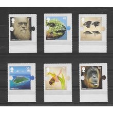 GB Stamps 2009 Charles Darwin Marginal Set sg2898 - sg2903 MNH