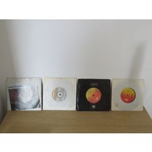 4 X 7 INCH VINYL SINGLES. DOOLEYS, BLUE, THE MASH. TINA CHARLES
