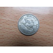 New Zealand 1962 1/- Shilling Coin