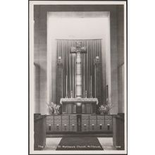 The Chancel, St Matthew's Church, Millbrook, Jersey, c.1950s - RA Series RPPC
