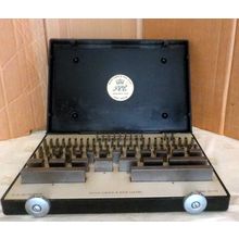 PVE Pitter Gauge & Tool E81 Slip Gauge Block Set Workshop Imperial In Box