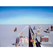 Salvador Dali - The first days of spring 1929 Poster Canvas Movie Film Print A0