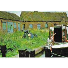 Oxfordshire CLAYDON Top Lock Postcard (WI)