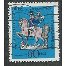 BERLIN -1969 50pf + 25 'HUMANITARIAN RELEIF FUNDS' FINE USED (EBID44-731)
