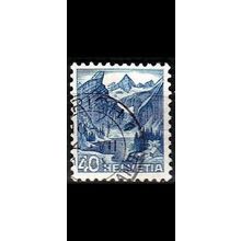 SCHWEIZ SWITZERLAND [1948] MiNr 0505 ( O/used ) Landschaft