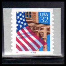 2915A 32c U.S. Flag Over Porch Very Fine MNH CNS 44444 10x10 PA1299