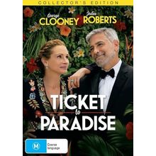 Ticket to Paradise DVD | Julia Roberts, George Clooney | Region 2 & 4