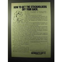 1970 Georgia Industry & Trade Ad - The Stockholders