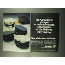 1974 U.S. Marines Ad - Educational Opportunities
